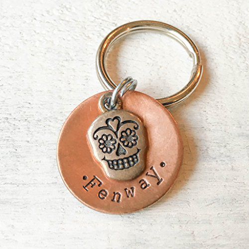 Sugar Skull Pet Tag